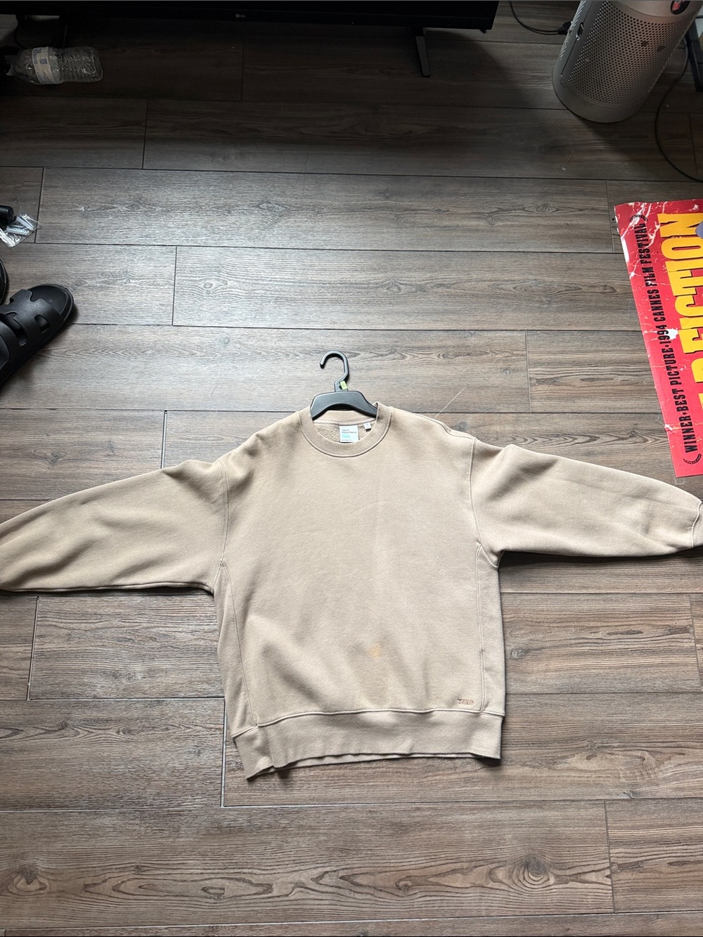 TNA Men's Crewneck Sweatshirt in Tan